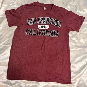 Classic Burgundy San Francisco Tee